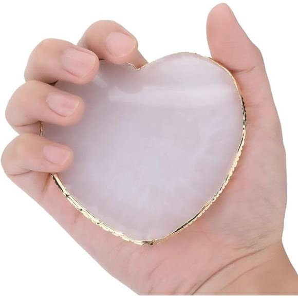 Resin Nail Art Palette 🌹Gold Edge nail and makeup Mixing Tools 🎀🌺 - Picture 8 of 8